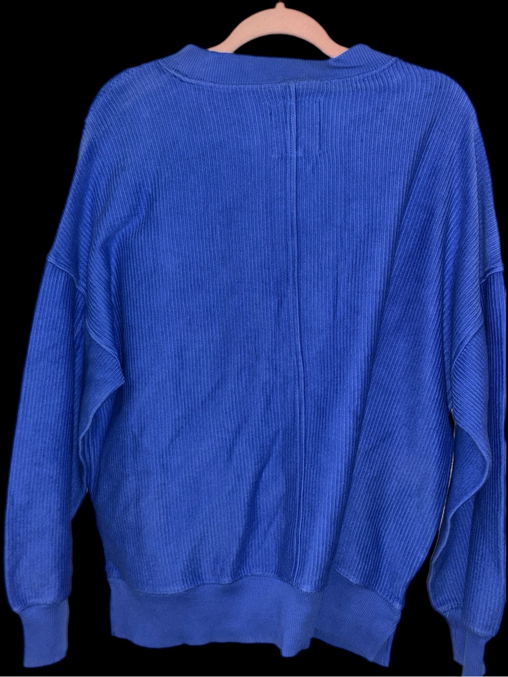 💙 Aerie Big Chill Textured Crew Sweatshirt 💙 - Picture 3 of 4